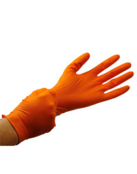 Guantes-Nitrilo-Naranja-Diamante